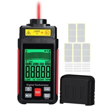 Digital RPM Tachometer Laser Non-Contact RPM Meter With Reflection Tape