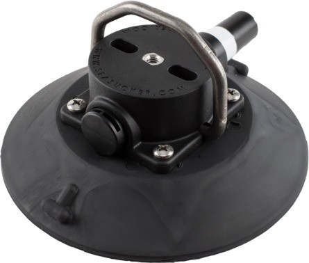 152 mm SEASUCKER Vacuum Mount with STAINLESS D HANDLE - Heavy-Duty TIE-OFF point - Foto 2 di 4