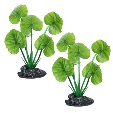 2 Pack Silk Aquarium Plants, 6 Inch Artificial Aquarium Plant Aquariums D  co...