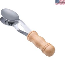 8 Inch Musical Spoons Percussion Instrument with Wooden Handle   Clip Clop Sound