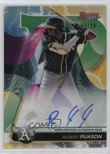 2020 Bowman's Best of Green Refractor 13/99 Robert Puason #B20-RP Auto 0rf
