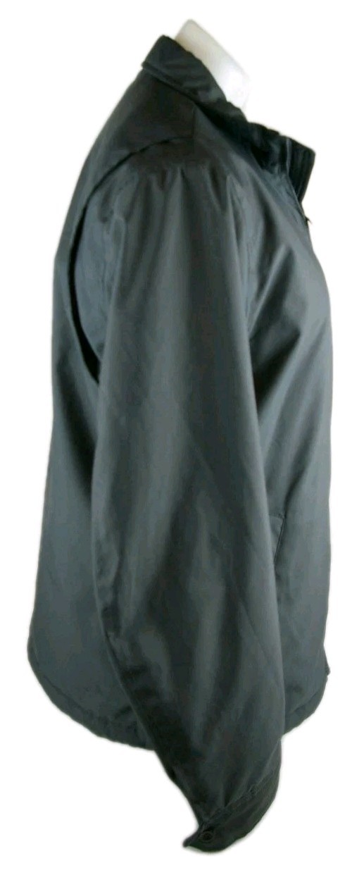 Chaps Solid Gray Full Zip Fleece Lined Jacket Men… - image 19