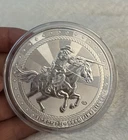 5 oz Silver Cowboy Rifleman Round w/ Buffalo Privy .9999 Silver Round