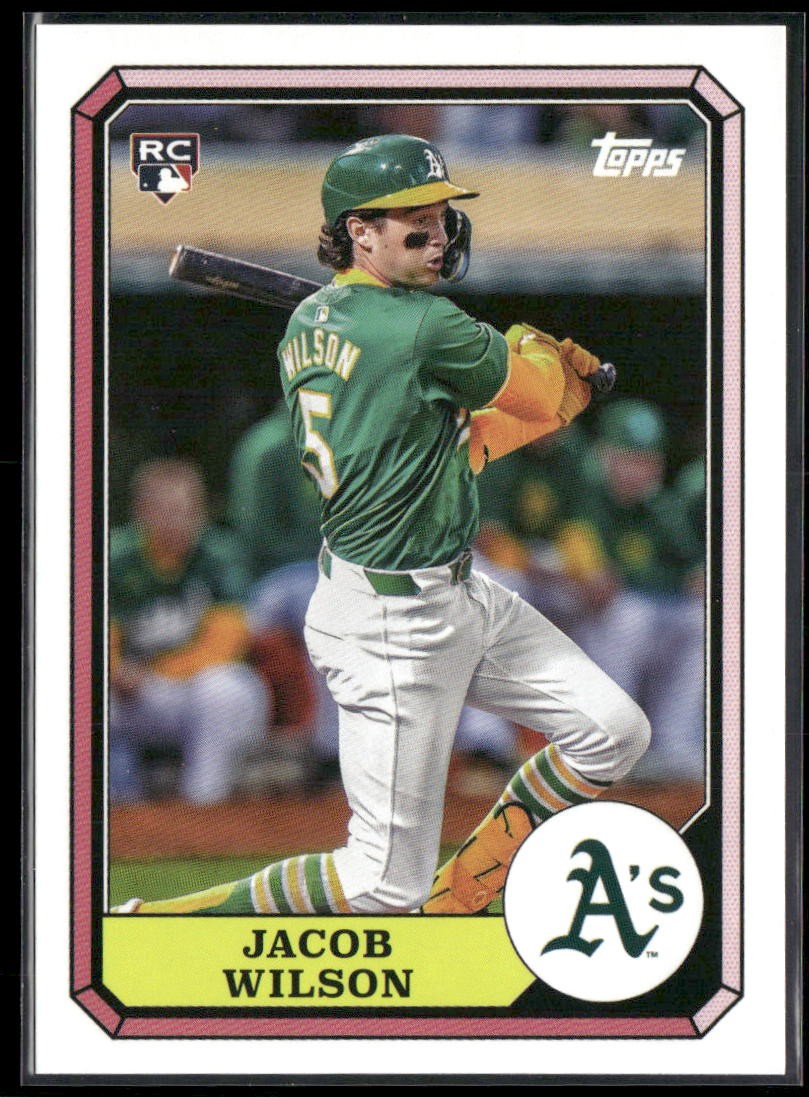 2025 Topps Archives #87BB-7 Jacob Wilson 1987 Topps Boardwalk and Baseball