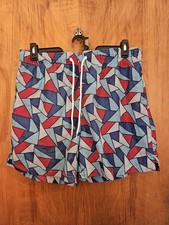 George Men's Swim Trunks Size Large, Lined with 3 Pockets and Drawstring.