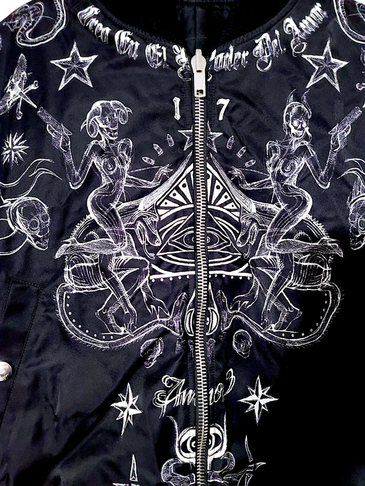 Givenchy Spring 2017 "17S" Reversible Bomber Jacket | Size 48 M | Riccardo Tisci - Image 2 of 4