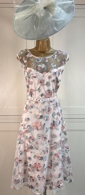 Phase Eight UK 18 rosa Kleid Hochzeit Mutter Braut Bräutigam Gast Rennen Party Event