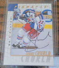 1997-98 Pinnacle Be A Player - Autographs #182 Shane Churla (AU)