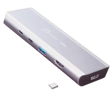 j5create USB4 Dual 4K Multi-Port Hub Space Gray/Black NEW SEALED