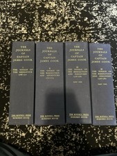 4 volume Set of The Journals of Captain James Cook on his voyages of discovery