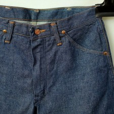 Vintage 1960's-70's Wrangler Denim Jeans Size 32 x 30 Indigo