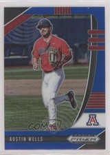 2020 Panini Prizm Draft Picks Blue Prizm Austin Wells #PDP28 0o2b