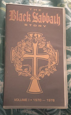 Black Sabbath - The Black Sabbath Story Volume 1 1970-1978 - VHS Tape / Video