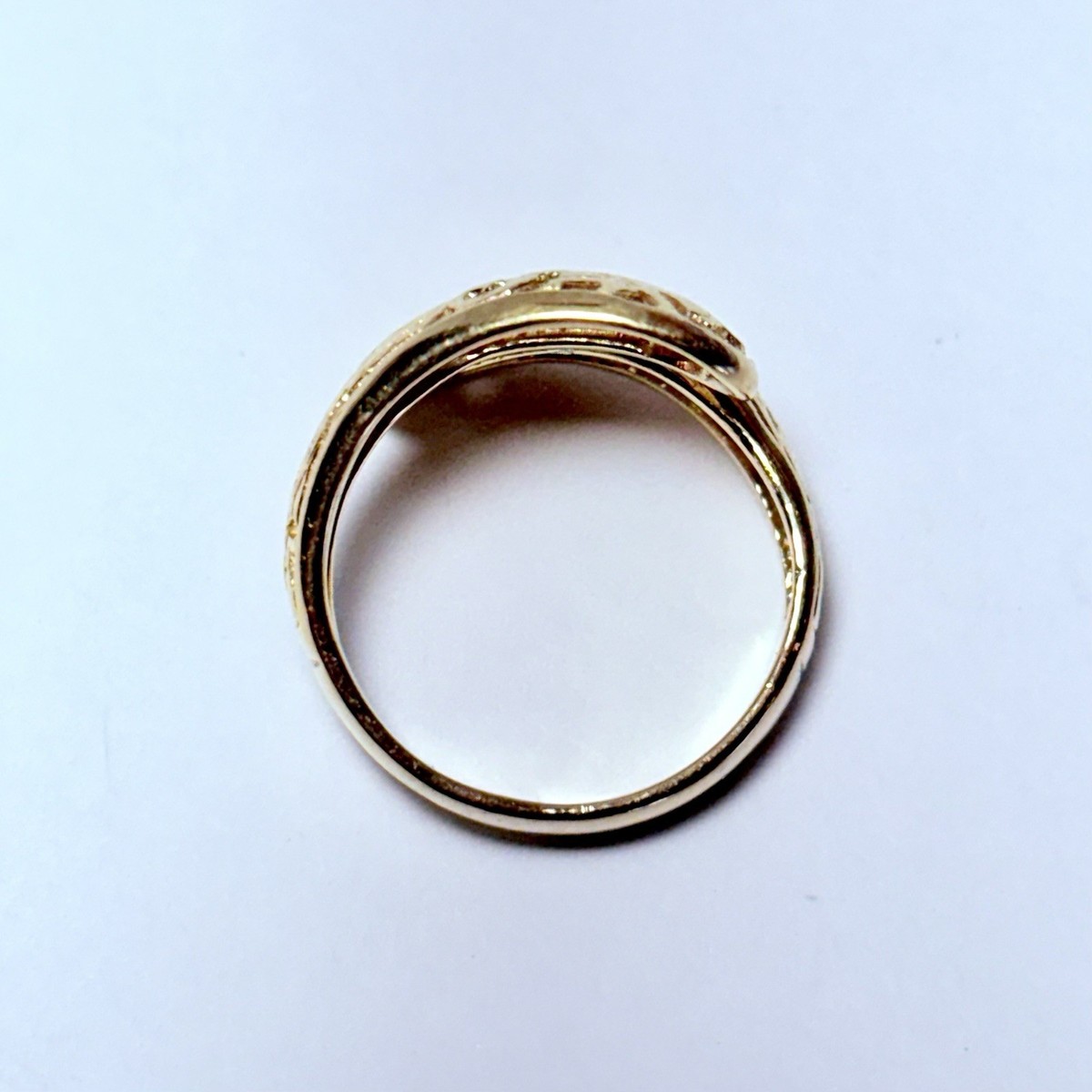 Ming's Honolulu 14K Yellow Gold Double Chinese Dragon Size 6.25