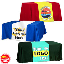 Custom Table Runner with logo customize yours for FREE with any logo or text