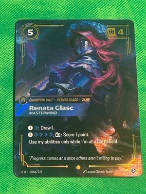 Riftbound - League of Legends - English - Renata Glasc Mastermind SFD 088a Holo