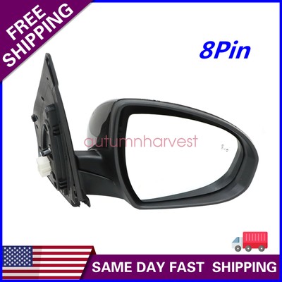 8PIN Right Passenger Side Mirror Blind Spot Heated 2019-2021 For Hyundai Tucson