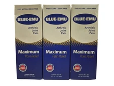 Blue-Emu Maximum Pain Relief For Arthritic Joint Pain Topical Cream 3 OZ (3PACK)