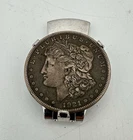VINTAGE 1921 Morgan Silver Dollar Money Clip