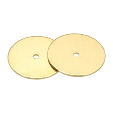 1/2" 120 Pcs Brass Spacer Disc Beads for DIY Jewelry Craft Making