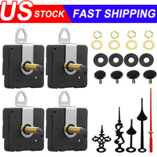 DIY Clock Parts Movement Quartz Mechanism Wall Replacement Repair Tool Hands Kit