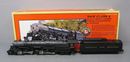 Lionel 6-28052 Calibre O N&W Clase A Articulado 2-6-6-4 Vapor Loco & Tender #1218 | Zustand: Used