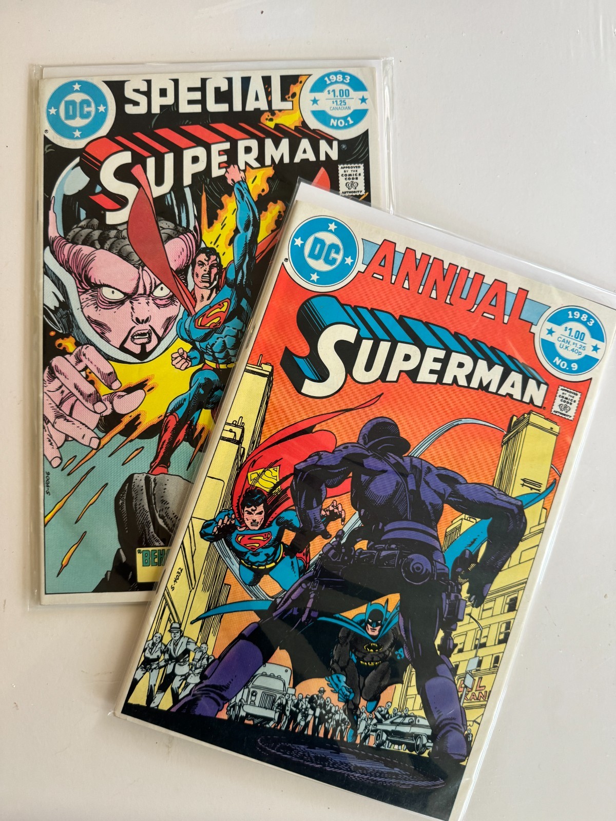 1983 DC Superman Annual #9 + Special #1 Lot  VF Comic Books
