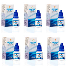 Isotine Plus 10ml 6 Bottles Ayurvedic Eye Drop Herbal Vision Support 100 Genuin