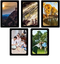 Magnetic Photo Frames, 5 Pack Magnetic Picture Frame 5x7 inch for Refrigerato...