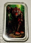 Hayleybug 1 oz Claw and Courage Tiger Silver Art Bar ..mintage #15 of 15