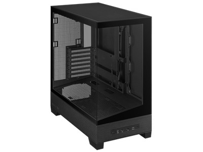 ASUS A31 Black ATX Mid-Tower Gaming Case, Dual-sided tempered glass, Frameless
