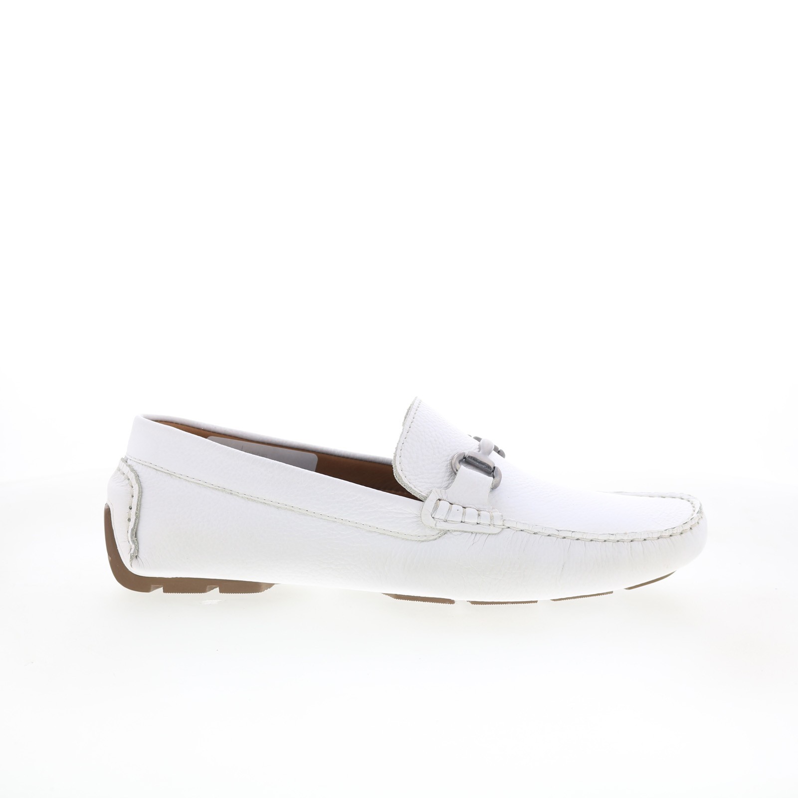 Мужские белые кожаные мокасины и слипоны Studio Belvedere Esteban Повседневная обувь 9 28690₽