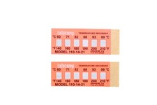 telatemp 110-14-21 Non-Reversible Temperature Indicators Qty 2 NOS