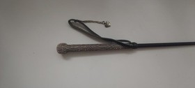AGENT PROVOCATEUR SEXY STUNNING VINTAGE SILVER CRYSALS WHIP....VERY RARE
