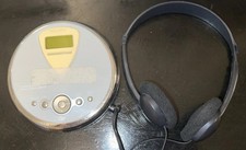 Vintage Sony ATRAC 3 NF 400Plus Walkman Portable CD Player with Earphones Tested