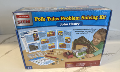 Lakeshore STEM Famous Inventors Problem Solving Kit John Henry NEW SEALED