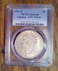 1921-S Morgan Silver Dollar PCGS UNC Details (024)