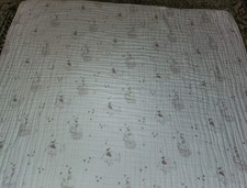 Aden  Anais Pink Elephant With Stars Dream Blanket Thick Muslin Cotton 40x42in