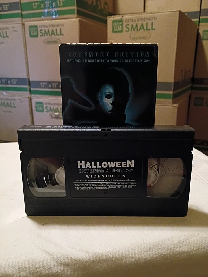Vintage Vhs Halloween Extended Edition Widescreen RARE OOP HTF  - Bild 4 von 4