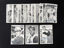 1969 Topps Deckle Edge Baseball Card Complete Master Set Clemente Mays Rose EX