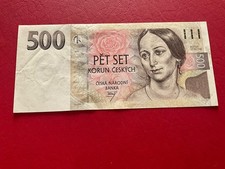 500 Czech Republic Korun banknote