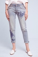 NWT Anthropologie Pilcro Em High-Rise Boyfriend Jeans - size 28P