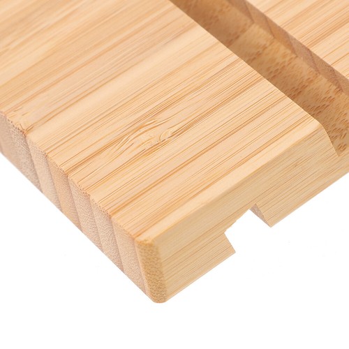 Practical Wooden Tablet Stand Tablet Holder Stand Phone Stand Dresser Bedroom - Photo 5 sur 12