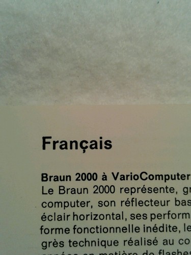 Braun 2000 VarioComputer F 022/027 Manual Photo Flash Eng. Fr. Germ. Esp. Ital. - Picture 7 of 12