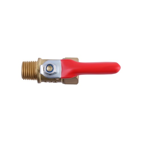 Interruptor de apagado de válvula de bola de latón de 1/4" macho y hembra NPT rosca montaje de tubería X3 - Imagen 8 de 12