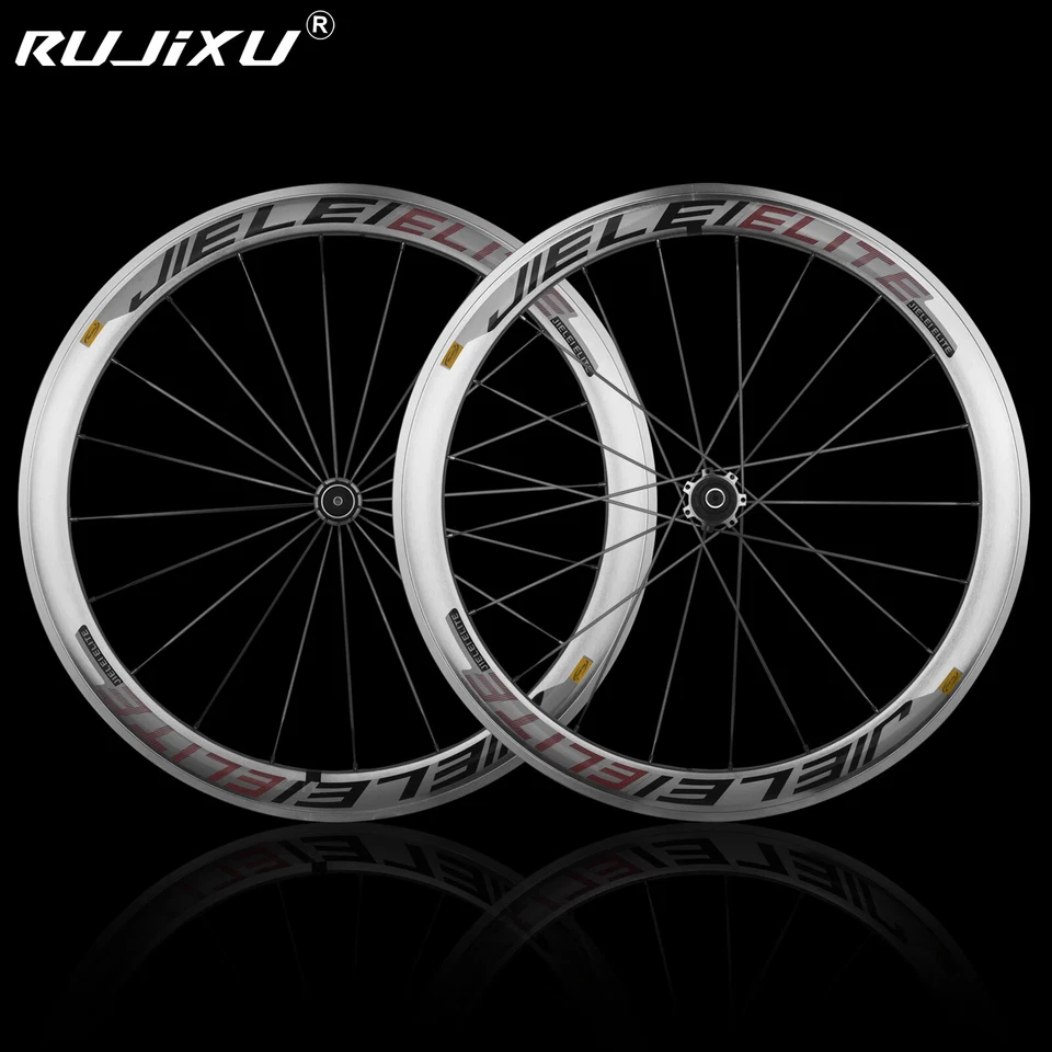 700C Road Bicycle Wheelset V/C/Disc Brake Quick Release Thru Axle Bike Wheels - Image 2 of 4