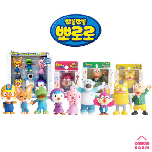 Pororo & Friends Prawdziwa figurka 9 Zestaw Koreańska zabawka z postaciami - Zdjęcie 1 z 7