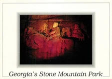 Postcard Confederate Memorial Carving, Stone Mountain, Georgia - #6