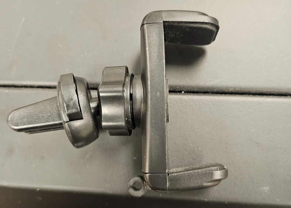 Soporte para teléfono celular con clip de ventilación de aire para automóvil - Soporte de abrazadera fácil ajustable manos libres Foto 3 de 4