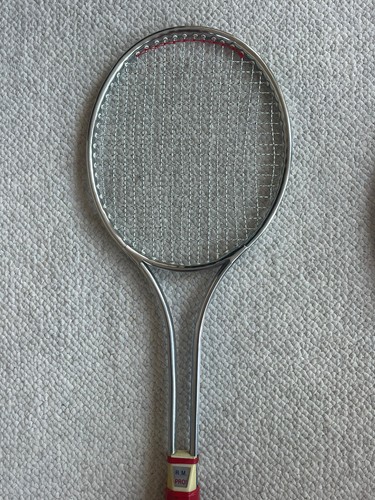 "Raqueta de tenis vintage Ray Mitchell Pro Signature Interpur acero templado 4 1/2""" - Imagen 4 de 9